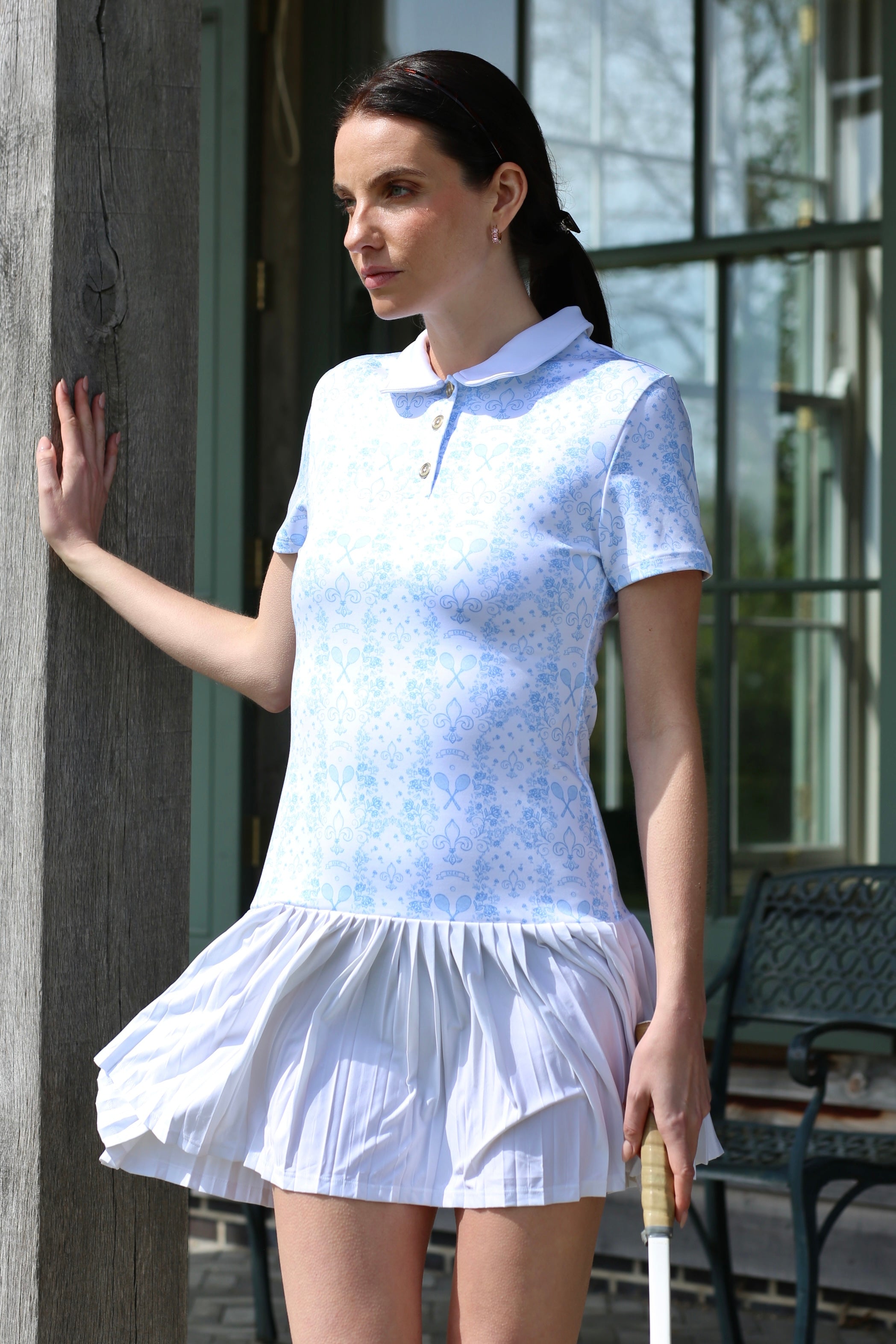Fleur de Lis Tennis Dress
